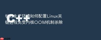 针对生产环境如何配置Linux关键进程免受内核OOM机制杀除
