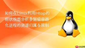 如何在linux利用htop的树状视图分析多层级容器化进程的资源归属与限制