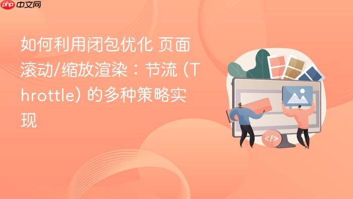 如何利用闭包优化 页面滚动/缩放渲染：节流 (throttle) 的多种策略实现