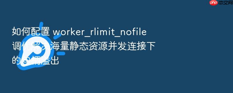 如何配置 worker_rlimit_nofile 调优解决海量静态资源并发连接下的句柄溢出