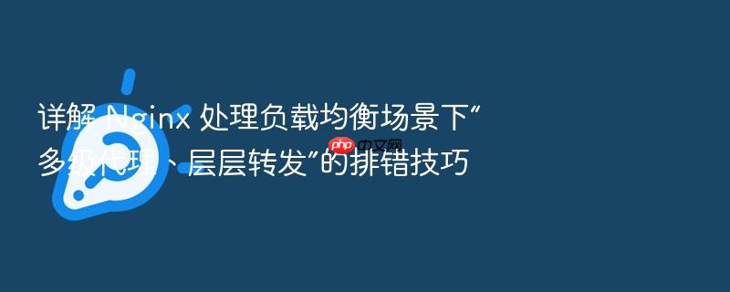 详解 nginx 处理负载均衡场景下“多级代理、层层转发”的排错技巧