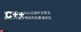 如何利用iptables过滤针对常见漏洞cve编号特征的恶意请求包