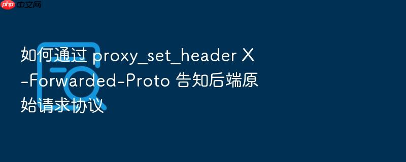 如何通过 proxy_set_header x-forwarded-proto 告知后端原始请求协议