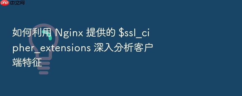 如何利用 nginx 提供的 $ssl_cipher_extensions 深入分析客户端特征