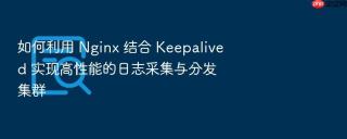 如何利用 nginx 结合 keepalived 实现高性能的日志采集与分发集群