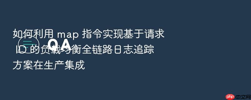 如何利用 map 指令实现基于请求 id 的负载均衡全链路日志追踪方案在生产集成