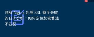 详解 nginx 处理 ssl 握手失败的日志分析:如何定位加密算法不匹配