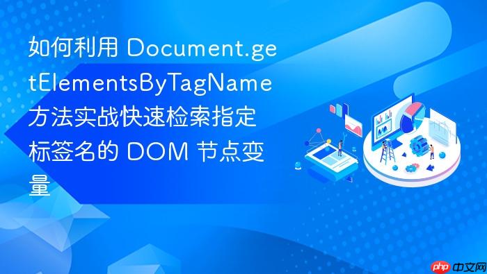 如何利用 document.getelementsbytagname 方法实战快速检索指定标签名的 dom 节点变量