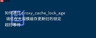 如何通过 proxy_cache_lock_age 调优在大规模缓存更新时的锁定超时等待