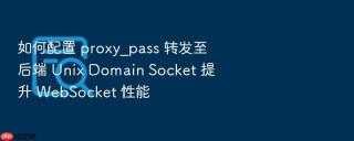 如何配置 proxy_pass 转发至后端 unix domain socket 提升 websocket 性能