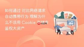 如何通过 对比网络请求自动携带行为 理解为什么不该用 cookie 存储非鉴权大资产