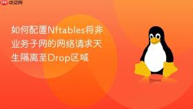 如何配置Nftables将非业务子网的网络请求天生隔离至Drop区域