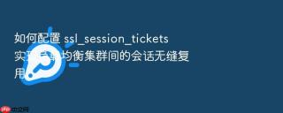 如何配置 ssl_session_tickets 实现负载均衡集群间的会话无缝复用