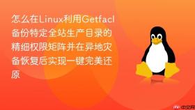 怎么在linux利用getfacl备份特定全站生产目录的精细权限矩阵并在异地灾备恢复后实现一键完美还原