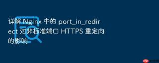 详解 nginx 中的 port_in_redirect 对非标准端口 https 重定向的影响