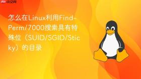 怎么在linux利用find-perm/7000搜索具有特殊位(suid/sgid/sticky)的目录