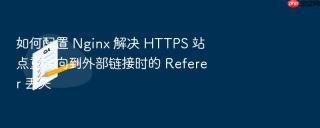 如何配置 nginx 解决 https 站点重定向到外部链接时的 referer 丢失
