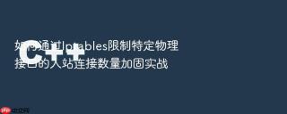 如何通过Iptables限制特定物理接口的入站连接数量加固实战