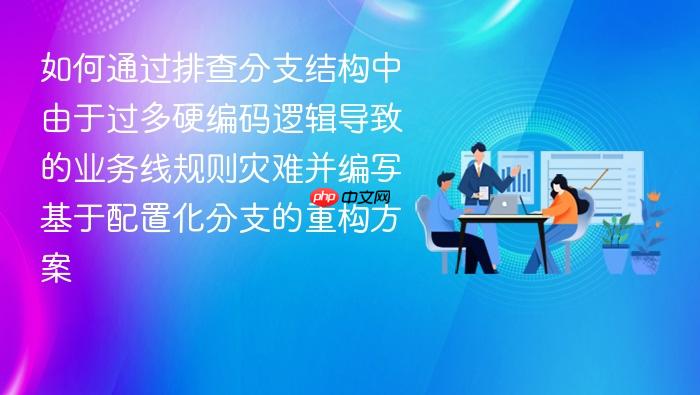 如何通过排查分支结构中由于过多硬编码逻辑导致的业务线规则灾难并编写基于配置化分支的重构方案