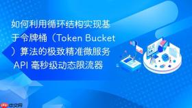 如何利用循环结构实现基于令牌桶(token bucket)算法的极致精准微服务 api 毫秒级动态限流器