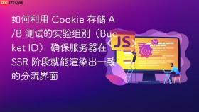 如何利用 cookie 存储 a/b 测试的实验组别（bucket id） 确保服务器在 ssr 阶段就能渲染出一致的分流界面