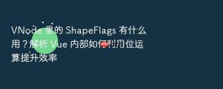 vnode 里的 shapeflags 有什么用?解析 vue 内部如何利用位运算提升效率