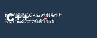 如何利用系统级Alias机制监控并预防rm高危命令的操作实战