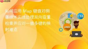 如何应用 map 键值对倒置技术实战处理双向变量检索并应对一值多键的映射难点
