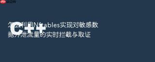 怎么利用nftables实现对敏感数据外泄流量的实时拦截与取证