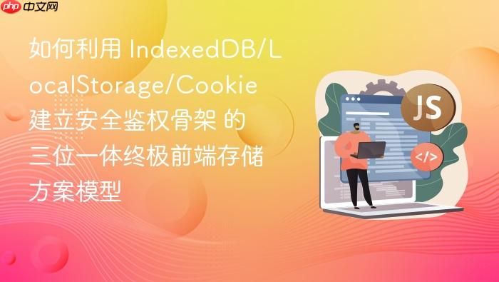 如何利用 indexeddb/localstorage/cookie 建立安全鉴权骨架 的三位一体终极前端存储方案模型