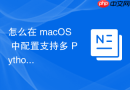 怎么在 macOS 中配置支持多 Python 版本平稳切换的系统环境变量