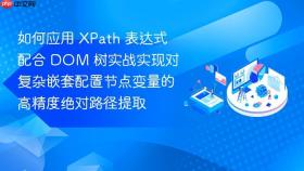 如何应用 xpath 表达式配合 dom 树实战实现对复杂嵌套配置节点变量的高精度绝对路径提取