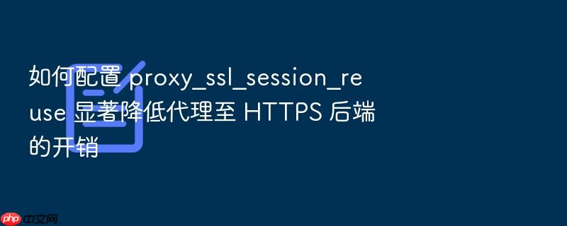 如何配置 proxy_ssl_session_reuse 显著降低代理至 https 后端的开销