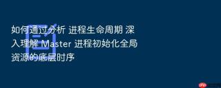 如何通过分析 进程生命周期 深入理解 master 进程初始化全局资源的底层时序