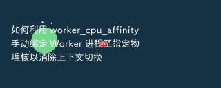 如何利用 worker_cpu_affinity 手动绑定 worker 进程至指定物理核以消除上下文切换