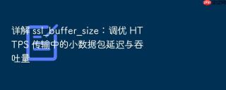 详解 ssl_buffer_size：调优 https 传输中的小数据包延迟与吞吐量