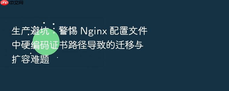 生产避坑:警惕 nginx 配置文件中硬编码证书路径导致的迁移与扩容难题