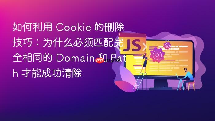 如何利用 cookie 的删除技巧：为什么必须匹配完全相同的 domain 和 path 才能成功清除