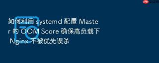 如何利用 systemd 配置 master 的 oom score 确保高负载下 nginx 不被优先误杀