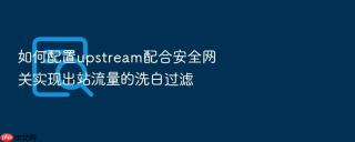 如何配置upstream配合安全网关实现出站流量的洗白过滤