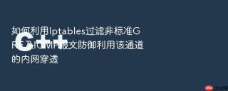 如何利用iptables过滤非标准gre及icmp报文防御利用该通道的内网穿透