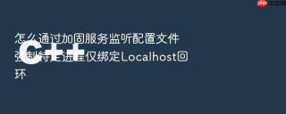怎么通过加固服务监听配置文件强制特定进程仅绑定Localhost回环