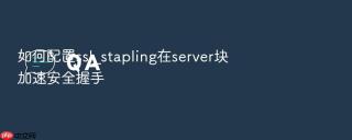 如何配置ssl_stapling在server块加速安全握手