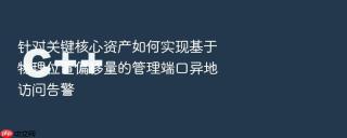 针对关键核心资产如何实现基于物理位置偏移量的管理端口异地访问告警