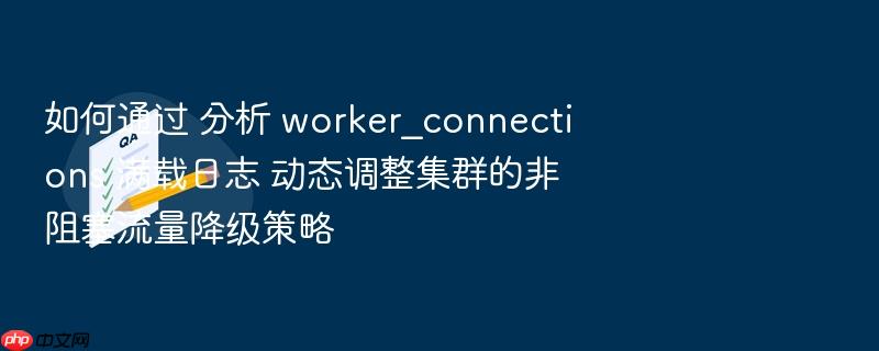 如何通过 分析 worker_connections 满载日志 动态调整集群的非阻塞流量降级策略