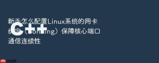 新手怎么配置Linux系统的网卡绑定（Bonding）保障核心端口通信连续性