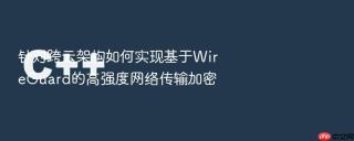 针对跨云架构如何实现基于wireguard的高强度网络传输加密
