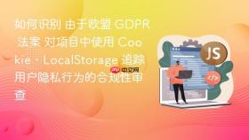 如何识别 由于欧盟 gdpr 法案 对项目中使用 cookie、localstorage 追踪用户隐私行为的合规性审查