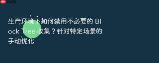 生产环境下如何禁用不必要的 block tree 收集?针对特定场景的手动优化