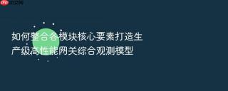 如何整合各模块核心要素打造生产级高性能网关综合观测模型